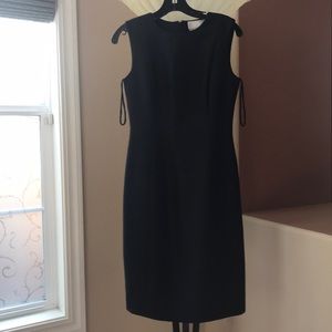 Elegant Badgley Mischka couture silk satin dress